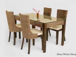 Rattan chippendale upholstered dining chairs, antique brown, set of 2by kouboo. Alona Rattan Dining Set Indonesia Rattan Furniture Wicker Furniture Rattan Kids Furniture