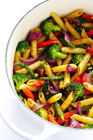 Easy Balsamic Veggie Pasta Gimme Some Oven Recipe Veggie Pasta Recipes Veggie Pasta Healthy Pastas
