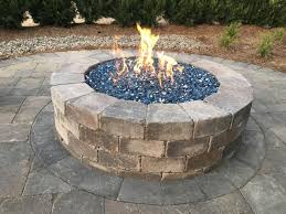 Margo Garden Products 1 X2f 2 In 25 Lb Medium Sky Blue Reflective Tempered Fire Glass Dfg25 R04m At The Natural Gas Fire Pit Glass Fire Pit Diy Gas Fire Pit