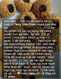 Biskut Peanut Butter Klasik Retro Cookies Recepi Cookie Recipes Cake Cookies