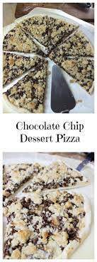 Chocolate Chip Dessert Pizza Desserts With Chocolate Chips Dessert Pizza Recipes Dessert Pizza