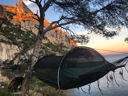 Since there are four pole attachments, connecting is simple. Epic Review Lawson Blue Ridge Camping Hammock 2021