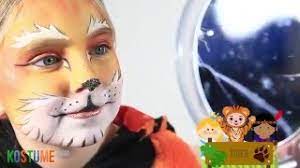 Zur schritt für schritt anleitung zum katzengesicht. Tutorial Kinderschminken Tiger Youtube