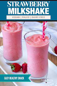 Healthy Strawberry Milkshake Recipe Smoothie Drink Recipes Healthy Milkshake Recipes Healthy Milkshake