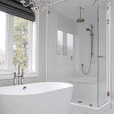 Here i take you through the whole installation process to fit a glass shower panel.installing a glass bath screen. Freestanding Tub Next To Shower Design Ideas