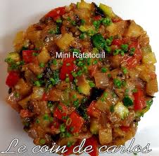 Le Coin De Carlos Mini Ratatouill Plat Du Jour Alimentation Plat