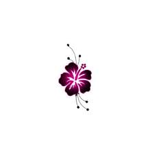 An Item On Polyvore Hawaiian Tattoo Purple Flower Tattoos Hawaii Flower Tattoos