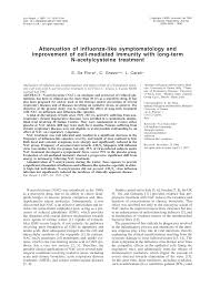 Shim clinic is a influenza symptoms clinic in singapore. Pdf Attenuation Of Influenza Like Symptomatology And Improvement Of Cell Mediated Immunity With Long Term N Acetylcysteine Treatment