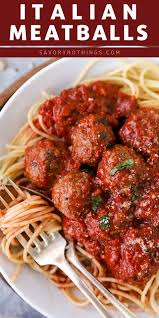 Easy Italian Meatballs Are Juicy Homemade Beef Meatballs Baked In A Simple Tomato Sauce In 2020 Easy Italian Meatballs Meatball Recipes Easy Italian Meatballs Recipe