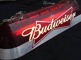Budweiser Pool Table Hanging Bar Light Man Cave Decor Bar Lighting Pool Table Budweiser