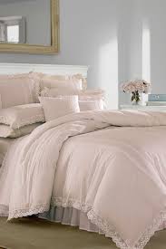 Laura Ashley Light Pastel Pink Annabella Full Queen Duvet Cover Set Hautelook