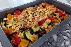 Low Carb Lachs Mit Ofengemuse Von Velvet Mayhem Chefkoch Rezepte Lachs Gerichte Low Carb Lachs