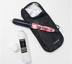 Calista Perfecter Pro Heated Round Brush With Embellish Spray Qvc Com