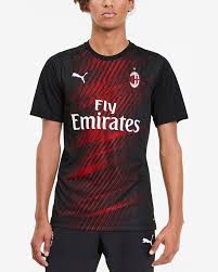 Check out our ac milan jersey selection for the very best in unique or custom, handmade pieces from our men's clothing shops. Puma Ac Milan Stadium Jersey W Sponsor T Shirt Bibloo Com