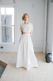 Pin By Sara Burnett S Boards On Elopement Bride Style The Dress Crop Top Wedding Dress Top Wedding Dresses Wedding Dress Trends
