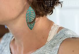 If you want to learn how to make earrings with cricut, check out this post on best sources for materials and earring hooks and directions to get started! Leather Earrings Diy Life Sew Savory
