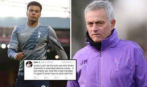 Saya tidak mengatakan hal itu sudah masuk dalam. Fake Tweet From Dele Alli Slagging Off New Tottenham Boss Jose Mourinho Goes Viral Football Sport Express Co Uk