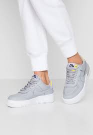 Nike Sportswear Air Force 1 Shadow Sneakers Wolf Grey Chrome Yellow Lavender Mist Gra Zalando Dk Nike Air Force Nike Air Nike Sportswear