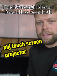 have you ever seen a projector that has a touch screen pad. this beast...
