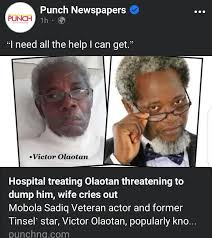 Olaotan don dey sick for some years now afta im accident for 2016. Naija News Breaking News On Ekohotblog Aug 25 2021