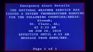 The national weather service in wakefield issued a severe thunderstorm warning for hampton roads and other parts of virginia friday morning. Eas 939 Severe Thunderstorm Warning Weac Tv 6 20 2019 3 35 Am Ct Youtube
