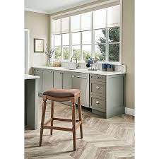 Tall should a kitchen island stool bed bath&beyond. Bee Willow Normandy Backless Saddle Stool Bed Bath Beyond