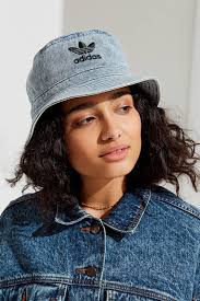 Adidas Adicolor Bucket Hat Black Adidas Originals Denim Bucket Hat Outfits With Hats Hat Fashion Fashion