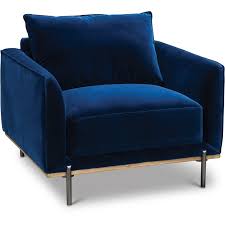 Offered By Rc Willey Make A Serious Style And Comfort Statement With The Marseille Royal Blue Velvet Chai Blue Velvet Chairs Velvet Chair Blue Accent Chairs