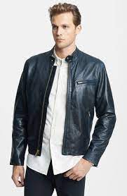 Levi S Made Crafted Leather Biker Jacket Nordstrom Fitted Biker Jacket Leather Biker Jacket Leather Jacket