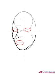 How To Draw 3 4 View Faces I Draw Fashion 3 4 View Face Face Drawing Reference Girl Face Drawing