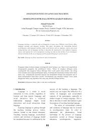Masalah sosial adalah suatu situasi atau kondisi sosial yang dievaluasi oleh misal: Pdf Sociolinguistics In Language Teaching