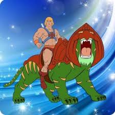 He Man And Battle Cat Wooden Coaster