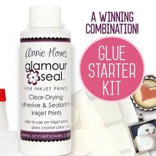 Glue Starter Kit for Inkjet Prints. Glamour Seal and Glamour Stickies.  Works Better and Dries Faster. Get Professional Results.