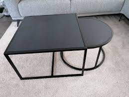 zwarte salontafel set eiken zwarte salontafels vierkante zwarte salontafel eiken ronde zwarte salontafel salontafel grote salontafels industriele tafel