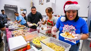 I felt bad so i turned back and said i'd go in and buy him a coffee and a sandwich if he wanted. Christmas Dinner At Ministry To The Homeless Soup Kitchen