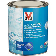 Maybe you would like to learn more about one of these? Peinture Antihumidite Assainissante V33 Blanc Mat 1 L Leroy Merlin