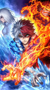 They belong to their rightful artists!! 324390 Shoto Todoroki My Hero Academia 4k Phone Hd Wallpapers Images Backgrounds Photos And Pictures Mocah Hd Wallpapers