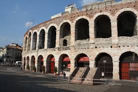 The biggest open air opera house in the world. Roman Arena Verona Italy Illustration Ancient History Encyclopedia