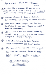 It was described by allen as . Back Page Notes As A Man Thinketh By James Allen Dodreads