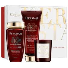 The skin is a major sensory organ. Kerastase Aura Botanica Sensorial Delight Set
