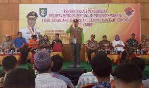Mitigasi adalah tindakan mengurangi dampak bencana. 358 Relawan Mitigasi Bencana Dikukuhkan Bengkulu Ekspress Rejang Lebong