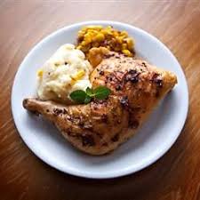 Moist Garlic Roasted Chicken Recipe Roasted Chicken Legs Chicken Quarter Recipes Baked Chicken Legs