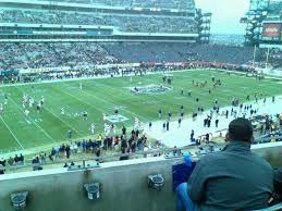 Lincoln Financial Field Section C18 Row 3 Seat 22 Navy