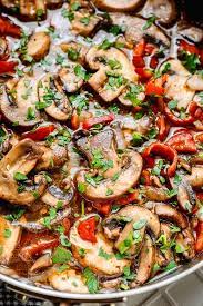 Italian Sauteed Mushrooms Recipe Oh Sweet Basil Recipe Mushroom Recipes Mushroom Recipes Healthy Mushroom Side Dishes