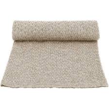 Medium weight off white background with stripes on each end. Wool Blanket Blanket Oat Camel Melange Konges Slojd L Little Home Fr Blanket For Baby And