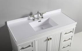 Ceramic tile is the most widely used counter top. Tuscany 61 X 22 White Square Vanity Top At Menards