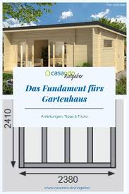 Fundament Fur Das Gartenhaus Casando Ratgeber Gartenhaus Fundament Gartenhaus Punktfundament Gartenhaus