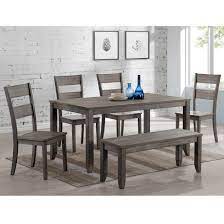 Complete your dining room with one of our stylish dining sets. Bench Dining Room Table And Chairs Off 59