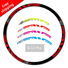 decals stickers 106953 mountain bike bicycle wheel set rim stickers for mtb m50 santa cruz race decals buy it now only bicycle wheel bicycle bike bike logo