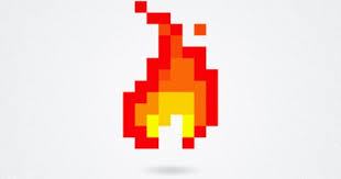 Pixel Flame Pixel Drawing Pixel Art Tutorial Minecraft Pixel Art